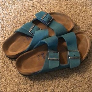Size 37 Teal Birkenstock’s